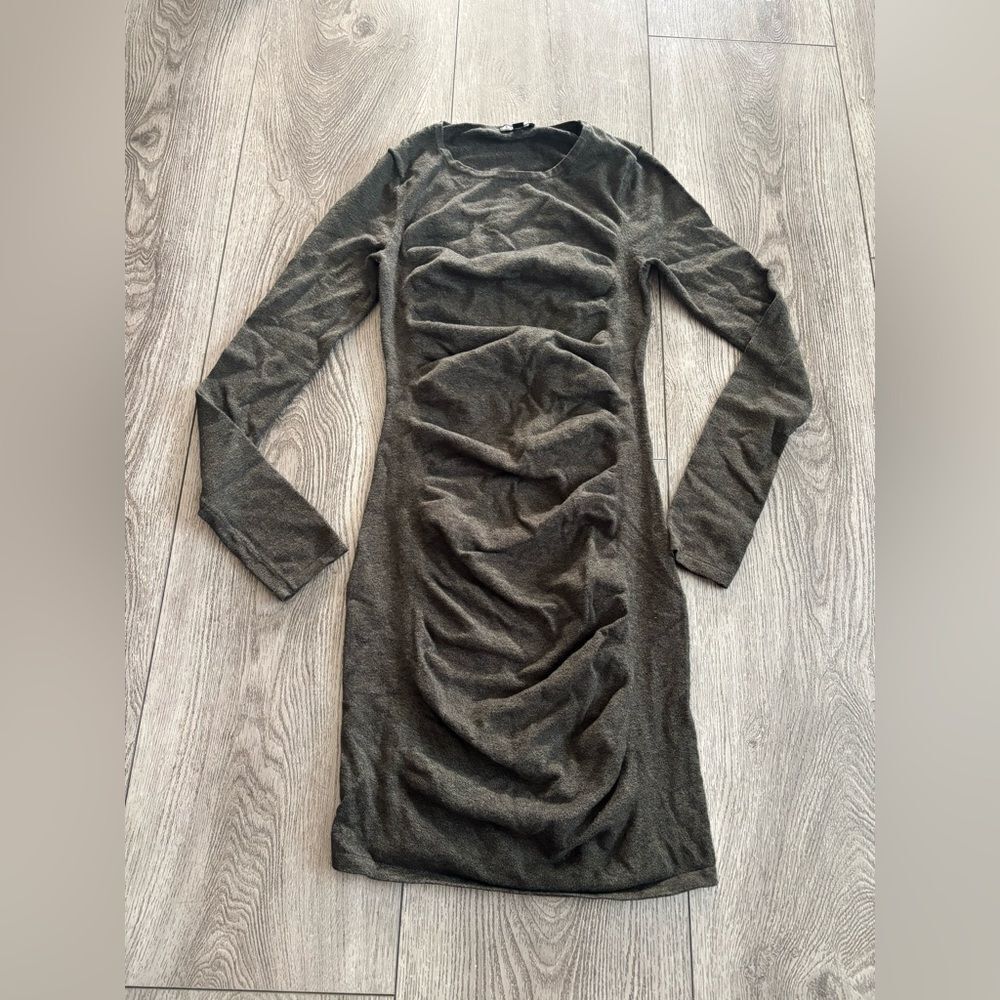 Express used green bodycon dress